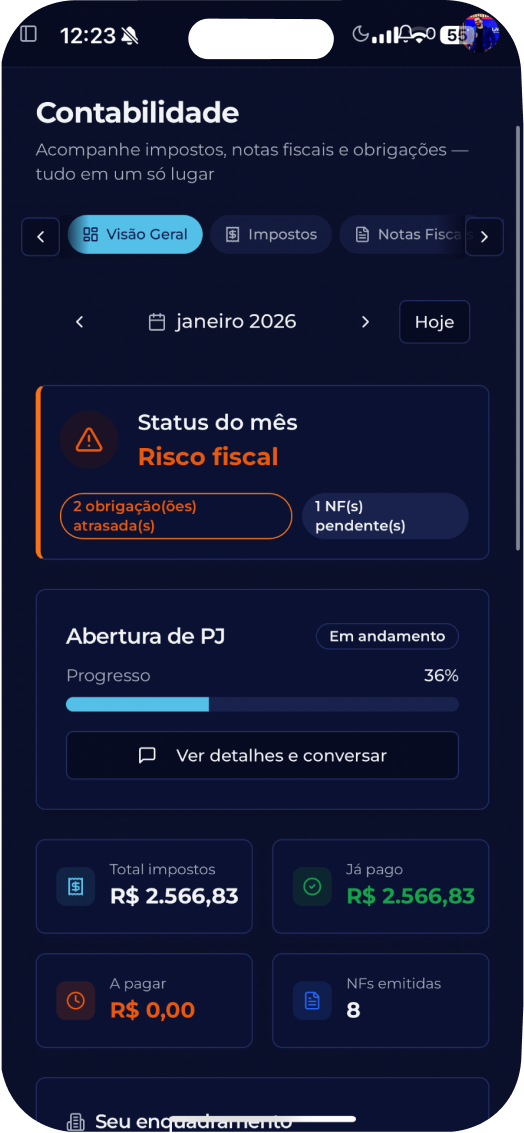 Tela 3 do aplicativo BALPAS